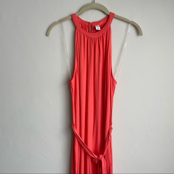 Old Navy / Coral Pink Jersey Maxi Dress - Picture 3 of 9